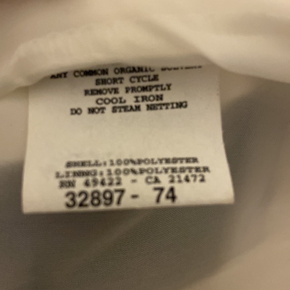 Gunne Sax 90s Jessica McClintock Ivory & Black Strapless Gown Size 7 - Picture 10 of 11